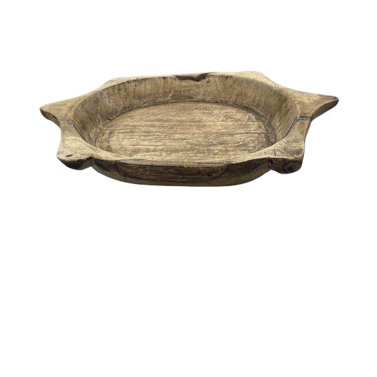 Vintage Wooden Parat Bowl - Medium For Sale