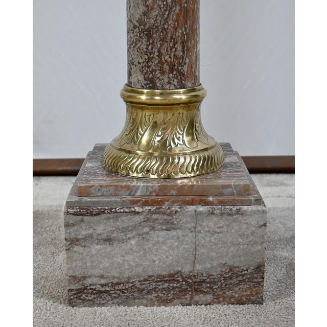 Marble Column, Late 19th Century For Sale - Image 9 of 18