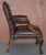 George II Gainsborough Carver Chesterfield Leather Armchair with Claw and Ball Feet For Sale - Image 14 of 18