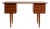 Scandinavian Teak Desk with 6 Drawers, 1960s For Sale
