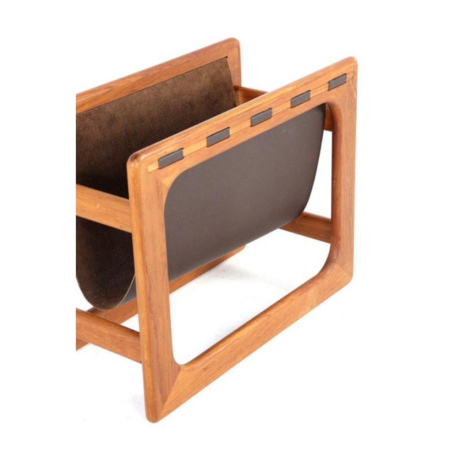 Brown Magazine Holder from Salin Mobler For Sale - Image 8 of 13