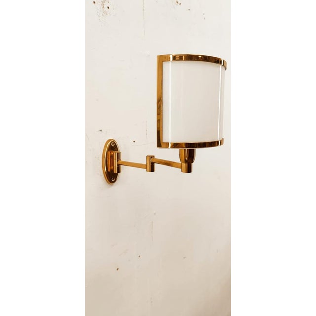 Adjustable Wall Light with Glass Fan For Sale - Image 17 of 18