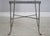 Silver Set of 4 Mid Century Modern Woven Metal Seat Bistro Chairs For Sale - Image 8 of 18