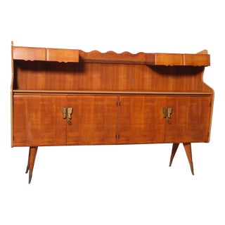 Italian Wooden Sideboard, 1960s For Sale