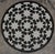 Moroccan Black & White Mosaic Side Table For Sale - Image 4 of 6