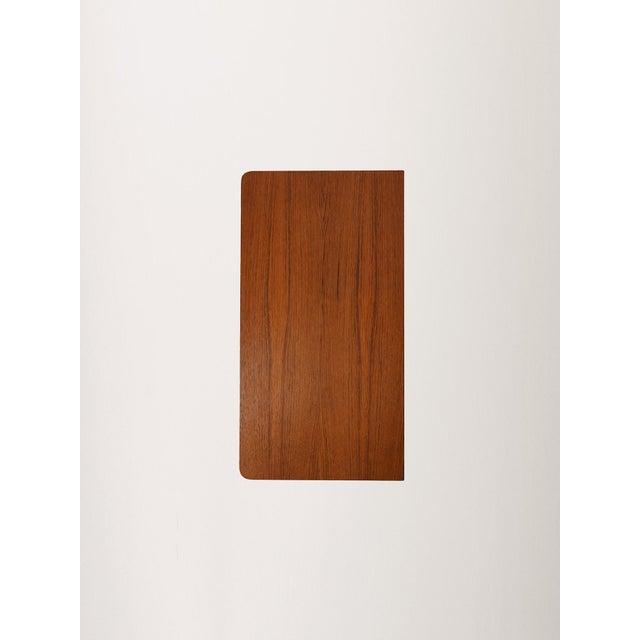 Brown Scandinavian Teak Chest of Drawers, 1960s For Sale - Image 8 of 9