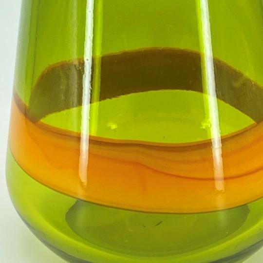 Arte Murano Icet Tall 12¾” Statement Vase (Vintage 1960s, Venezuela) Mid-Century Modern Art Glass For Sale - Image 11 of 18