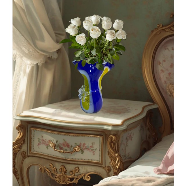 Art Glass Vase For Sale - Image 11 of 17