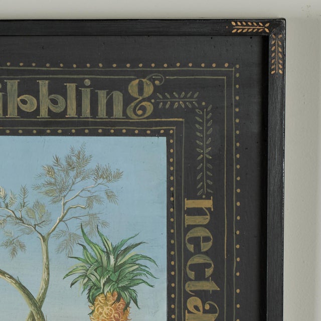 Pair of Vintage Whimsical Paintings of Dogs in Decorative Frames by Stephanie Hoppen For Sale - Image 14 of 18