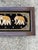 Late 20th Century Late 20th Century Framed Burmese Thai Embroidered Tapestry Kalaga Elephants With Beads and Sequins For Sale - Image 5 of 6