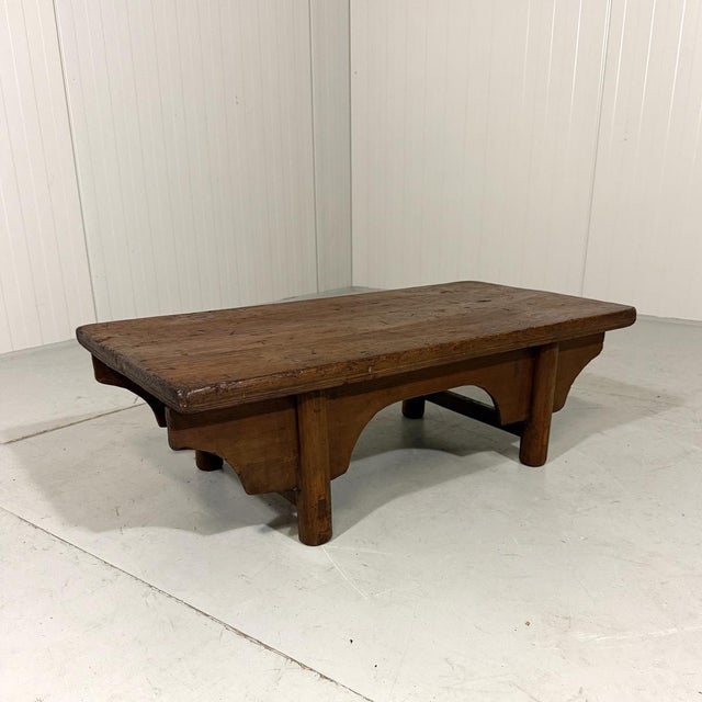 Low Antique Rustic Coffee Table, 1900s For Sale - Image 13 of 18