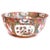 A large and finely decorated punch bowl in the Rose Mandarin pattern, a compositionally more complex version of the Rose...