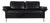 Model 3300 3-Seater Sofa in Black Leather from Rolf Benz For Sale