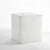 Contemporary Alabaster Bath Accessories Waste Basket in White For Sale - Image 3 of 3