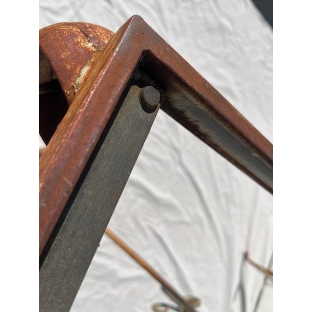 Vintage Iron Console Table For Sale - Image 10 of 13