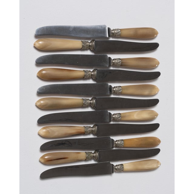 Mid 20th Century France Ivory Silver Serving Utensil For Sale - Image 9 of 17