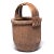 Chinese Chinese Bent Handle Fisherman's Basket For Sale - Image 3 of 6