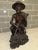 Coffee Mid 20th Century Realism Balinese Macassar Ebony Fisherman Masterpiece Sculpture by Darsana (Mas, Bali) For Sale - Image 8 of 12