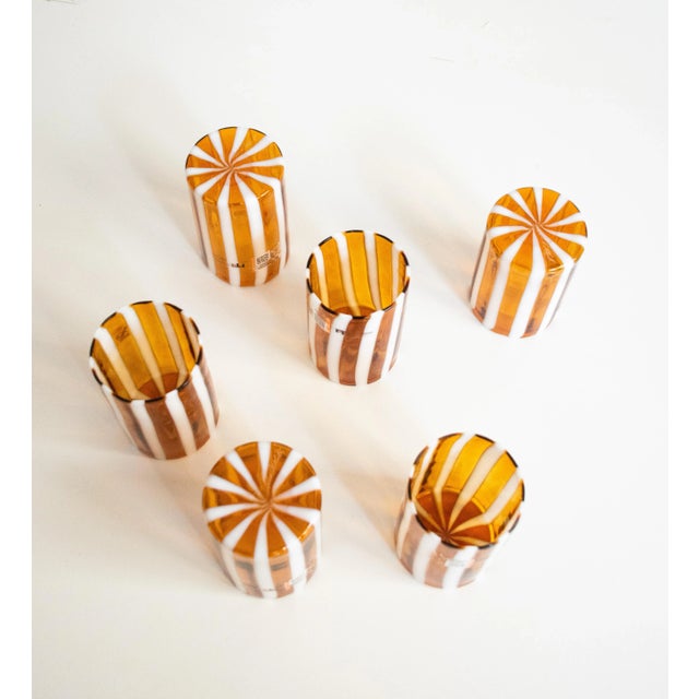 Contemporary Glasses by Iskra for Ribes Studio, Set of 6 For Sale - Image 3 of 18