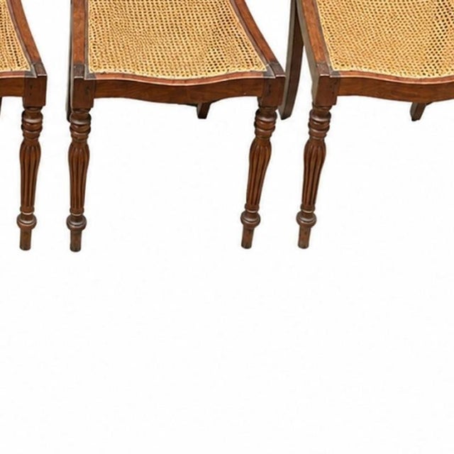 Portuguese Chairs in Mahogany, 19th Century, Set of 4 For Sale - Image 5 of 6