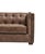 Tuxedo Leather Sofa - Bark Brown For Sale - Image 4 of 7