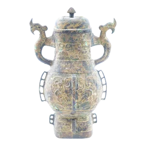 Antique Far East Bronze Urn