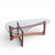 Adrian Pearsall for Craft Associates Mid Century Walnut and Glass Coffee Table For Sale - Image 9 of 9