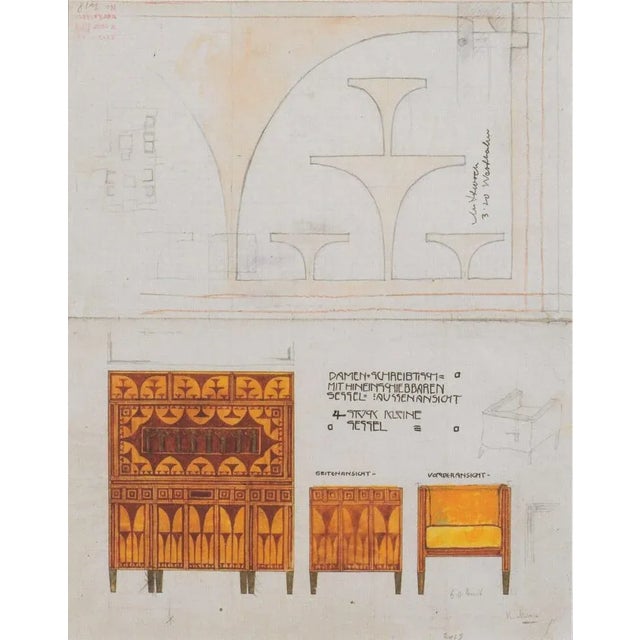 Wall Shelf by Koloman Moser for Wiener Werkstätte, 1890s For Sale - Image 9 of 12