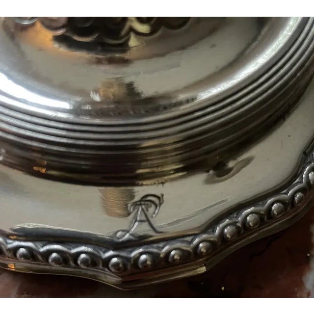 Metal Antique German Candlesticks, 1700s, Set of 2 For Sale - Image 7 of 8