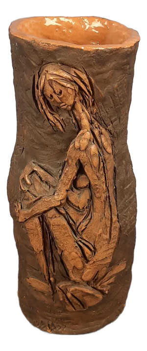 Vintage Terracotta Vase by Graziani Frido Pietrasanta, 1970s