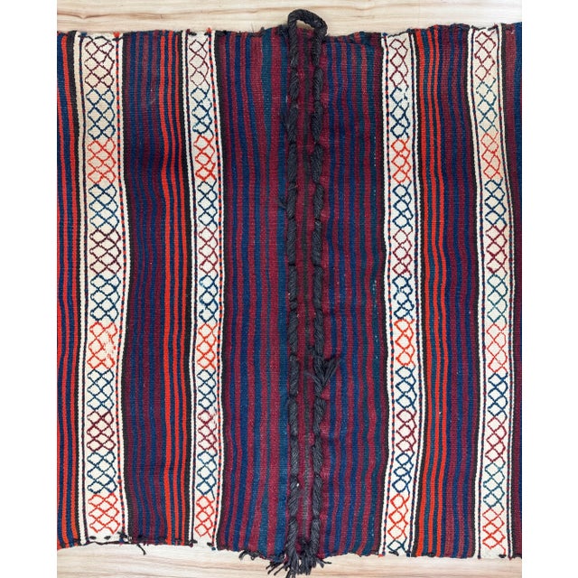 Textile Vintage Saddle Blanket Wall Hanging For Sale - Image 7 of 9