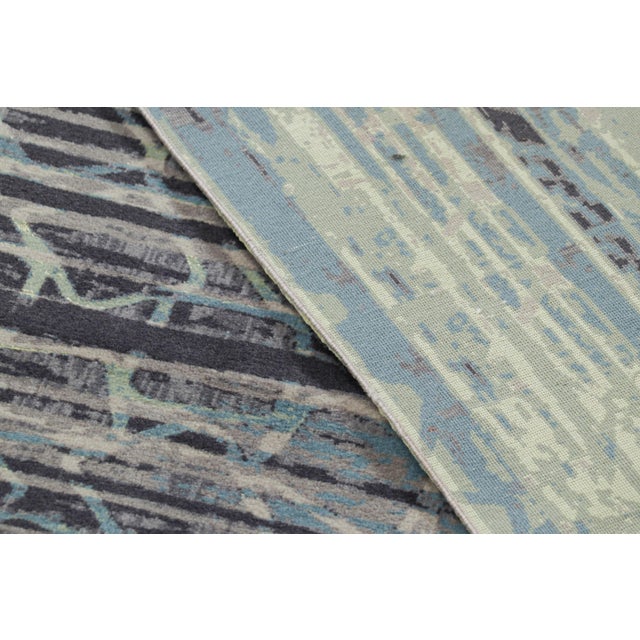 Textile Rug & Kilim’s Contemporary Abstract Rug With Geometric Patterns “Vinchi” For Sale - Image 7 of 7