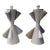 Contemporary Pair of Ceramic Cone Lamps by Antonio Cagianelli, Italy For Sale
