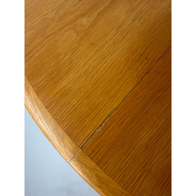 Danish Modern Extendable Oak Dining Table by Henning Kjærnulf for Sorø Stolefabrik, 1960s For Sale - Image 11 of 16