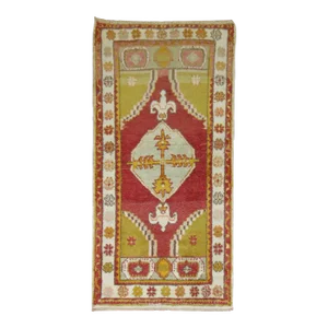Mid 20th Century Vintage Small Turkish Rug, 2'9'' X 5'