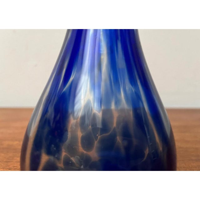 Vintage Flower Murano Glass Vase For Sale - Image 5 of 18