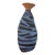 Vintage Brazilian Studio Pottery Hand Painted Ceramic Vase Signed Dated 2001 For Sale