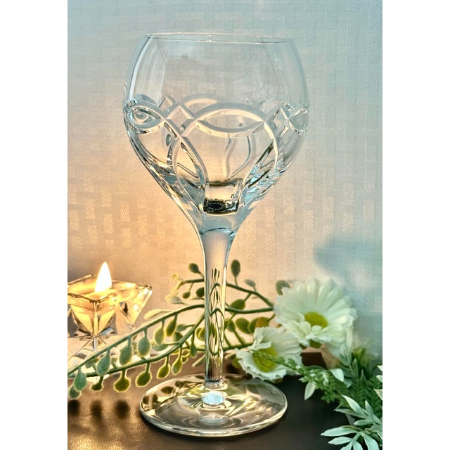 Waterford Clannad Crystal White Wine Glass For Sale In Phoenix - Image 6 of 7