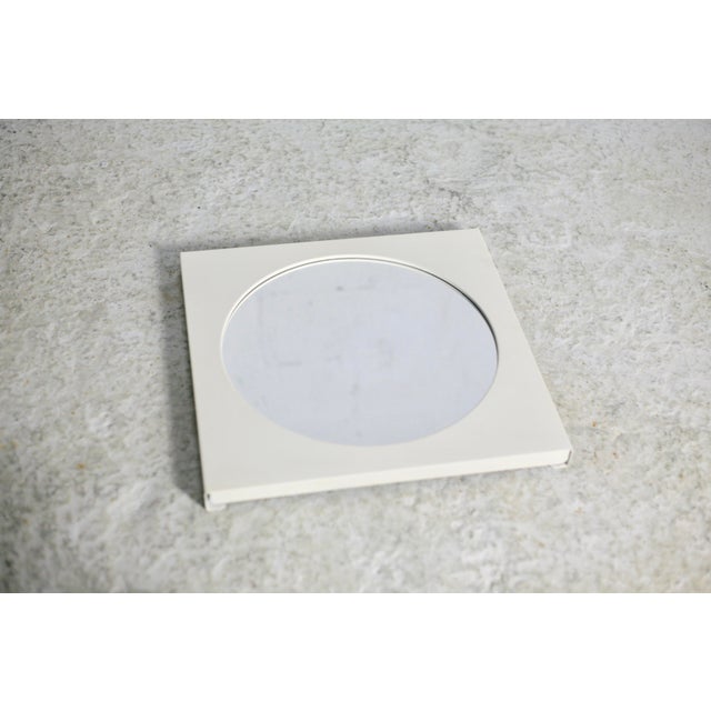 Space Age Mirror in Steel, 1970s For Sale - Image 10 of 12