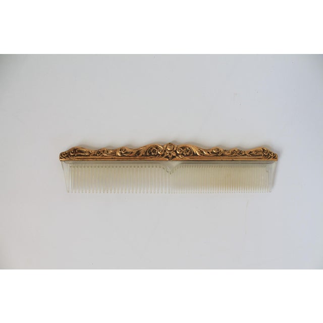 Vintage Brass Vanity Set For Sale - Image 14 of 18