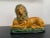 Enesco, Apparence Vintage Enesco Majolica Resting Lion on Ball For Sale - Image 4 of 7