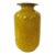 Signed Mid-Century Modern Italian Vase Large Yellow/Green Glazed Ceramic Attributed to Bitossi Aldo Londi, Circa 1960s For Sale