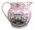 Lustreware Masonic Pearlware Jug from Sunderland, 1850s For Sale