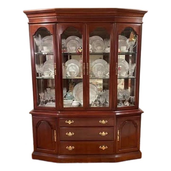 Bernhardt Cherrywood Breakfront For Sale