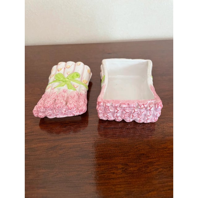 1960s 1960s Small Italian Ceramic Asparagus Box For Sale - Image 5 of 7
