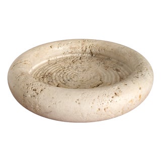 Vintage Travertine Vide Poche by Fratelli Mannelli, 1970s For Sale