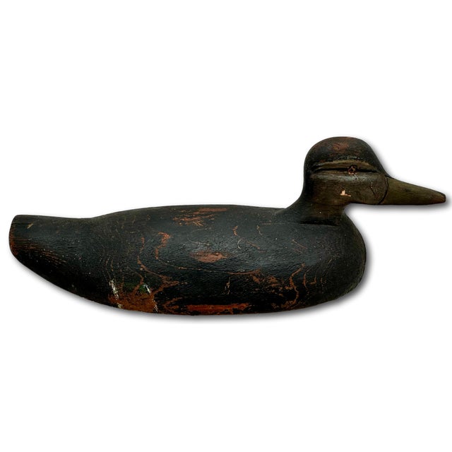 This Really is a Great Looking Authentic Antique American Duck Hunters "Working Decoy." Circa Early 20th Century. LARGER...