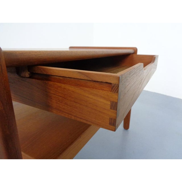 Teak Table with Drawer from Arne Wahl Iversen, Denmark, 1960s For Sale - Image 17 of 18