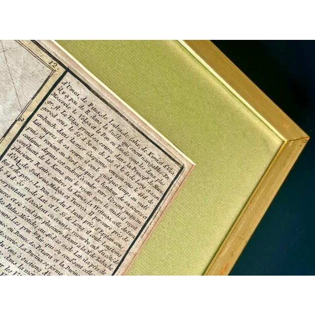 18th C. Map of European Rivers and Mountains by Jean-Baptiste Louis Clouet (1729-1790) For Sale - Image 9 of 9