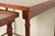Brown Baker Furniture English Regency Walnut and Burl Wood Parquet Top Nesting Tables, Pair For Sale - Image 8 of 13